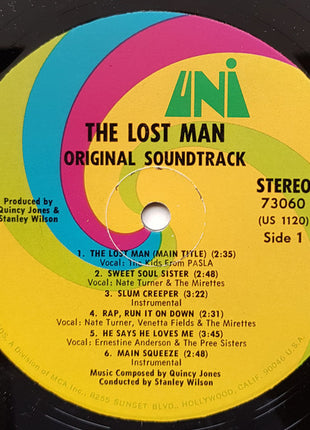 Quincy Jones : The Lost Man (The Original Soundtrack Album) (LP, Album)
