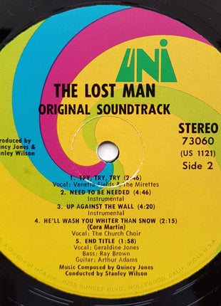 Quincy Jones : The Lost Man (The Original Soundtrack Album) (LP, Album)