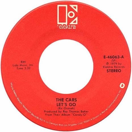 The Cars : Let's Go (7", Single, SP)
