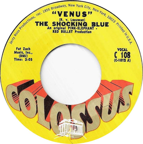 Shocking Blue : Venus (7", Single, Styrene, Ter)