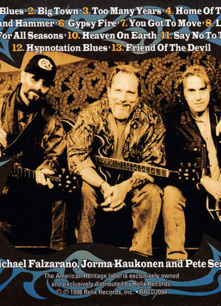 Jorma Kaukonen : Too Many Years... (CD)