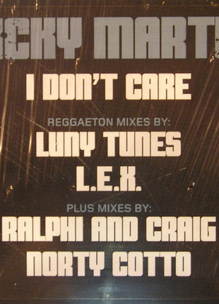 Ricky Martin : I Don't Care (Reggaeton Mixes) (12")