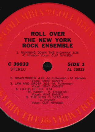 The New York Rock Ensemble : Roll Over (LP, Album)
