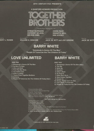 Barry White, Love Unlimited, Love Unlimited Orchestra : Together Brothers (Original Motion Picture Soundtrack) (LP, Album, Pit)