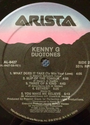 Kenny G (2) : Duotones (LP, Album, Hau)