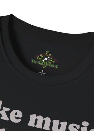 I like music and maybe 3 people T-Shirt | Funny Introvert Tee, Music Lover Shirt