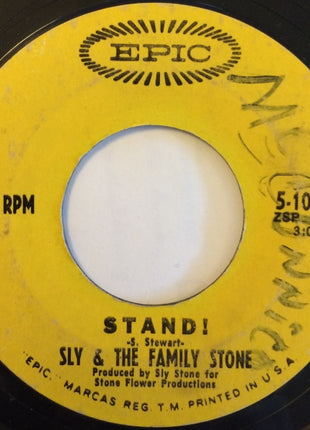 Sly & The Family Stone : Stand! / I Want To Take You Higher (7", Single, Styrene, Pit)