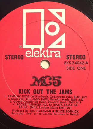 MC5 : Kick Out The Jams (LP, Album, RE, Cen)