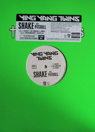 Ying Yang Twins Feat. Pitbull : Shake (12", Promo)