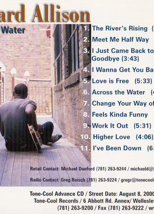 Bernard Allison : Across The Water (CD, Advance, Album, Promo)