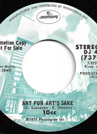 10cc : Art For Art's Sake (7", Promo)