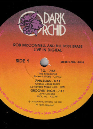 Rob McConnell & The Boss Brass : Live In Digital (LP, Album, Gat)
