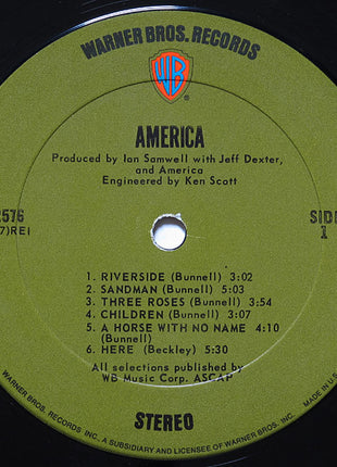 America (2) : America (LP, Album, RE, Ter)