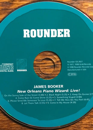 James Booker : New Orleans Piano Wizard: Live! (CD, Album, RE)