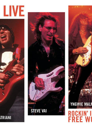 G3 (6), Joe Satriani, Steve Vai, Yngwie Malmsteen : G3 Live: Rockin' In The Free World (2xCD, Album)
