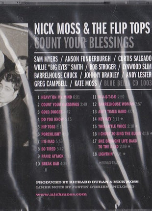 Nick Moss And The Flip Tops : Count Your Blessings  (CD)