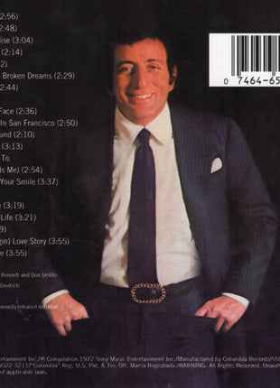 Tony Bennett : Tony Bennett's All-Time Greatest Hits (CD, Comp, Mono, RE, RM)