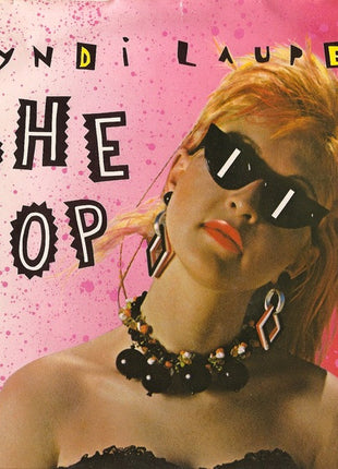 Cyndi Lauper : She Bop (7", Single, Styrene, Pit)