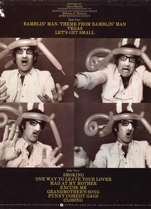 Steve Martin (2) : Let's Get Small (LP, Album, Win)