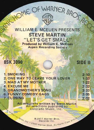 Steve Martin (2) : Let's Get Small (LP, Album, Win)