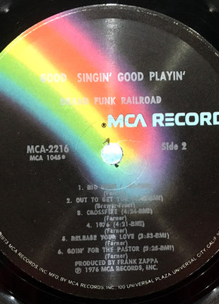 Grand Funk Railroad : Good Singin' Good Playin' (LP, Album, Glo)