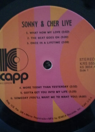 Sonny & Cher : Sonny & Cher Live (LP, Album)