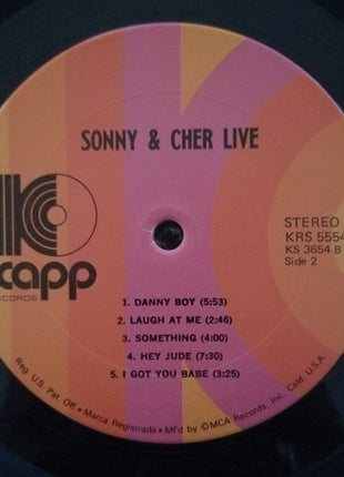 Sonny & Cher : Sonny & Cher Live (LP, Album)