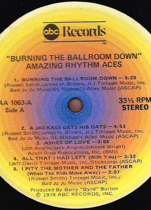 The Amazing Rhythm Aces : Burning The Ballroom Down (LP, Album)