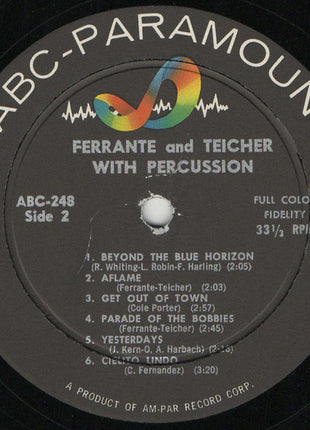Ferrante & Teicher : Ferrante And Teicher With Percussion (LP, Mono)