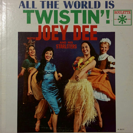 Joey Dee & The Starliters : All The World Is Twistin'! (LP, Album, Mono, Red)