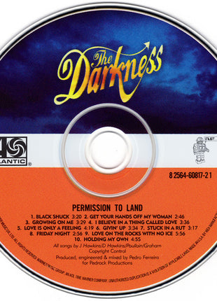 The Darkness : Permission To Land (CD, Album)