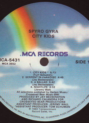Spyro Gyra : City Kids (LP, Album, Eur)