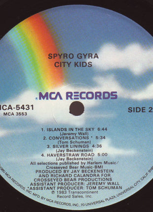 Spyro Gyra : City Kids (LP, Album, Eur)