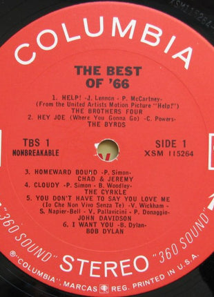 Various : The Best Of '66: Volume One (LP, Comp)