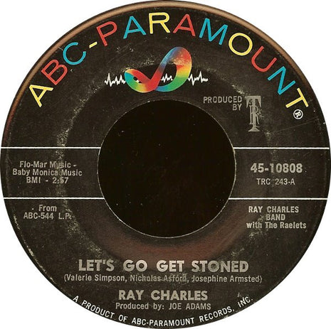 Ray Charles : Let's Go Get Stoned (7")