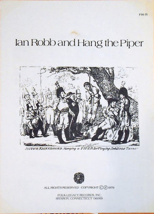 Ian Robb And Hang The Piper : Ian Robb And Hang The Piper (LP, Album)