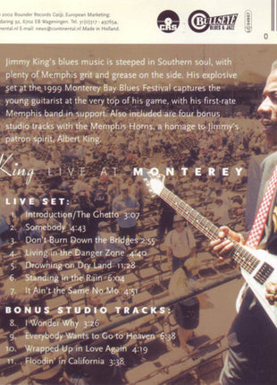 Little Jimmy King : Live At Monterey (CD, Album)
