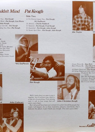 Pat Keogh : I Wouldn't Mind (LP, Album)