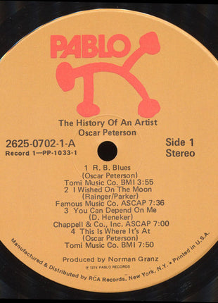 Oscar Peterson : The History Of An Artist (2xLP, Album)