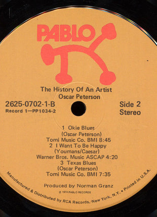 Oscar Peterson : The History Of An Artist (2xLP, Album)