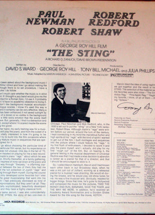 Marvin Hamlisch / Scott Joplin : The Sting (Original Motion Picture Soundtrack) (LP, RE)