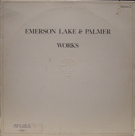 Emerson Lake & Palmer* : Works (Volume 2) (LP, Album, RI,)