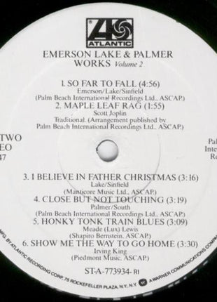 Emerson Lake & Palmer* : Works (Volume 2) (LP, Album, RI,)