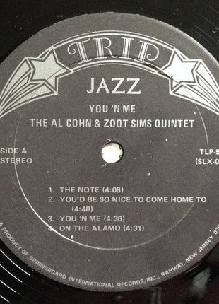 Al Cohn - Zoot Sims Quintet : You 'N Me (LP, RE)