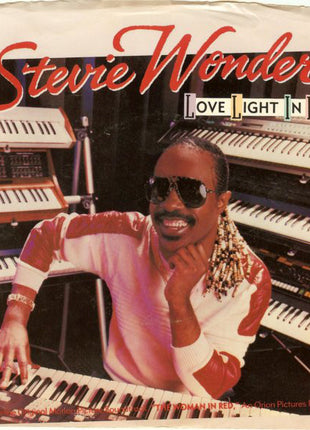 Stevie Wonder : Love Light In Flight (7", No )