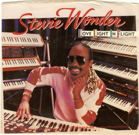 Stevie Wonder : Love Light In Flight (7", No )