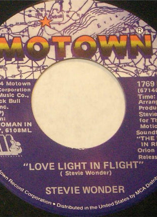 Stevie Wonder : Love Light In Flight (7", No )