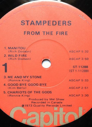 The Stampeders : From The Fire (LP, Album)