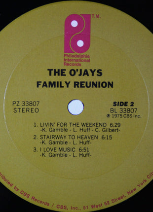 The O'Jays : Family Reunion (LP, Album, Ter)