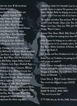Scott Holt (3) : Dark Of The Night (CD, Album)
